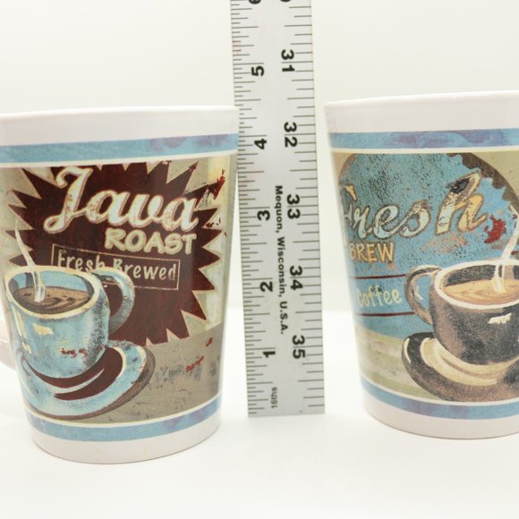 Royal Norfolk Java Roast Fresh Brew Coffee Mug Set - Picture 9 of 10